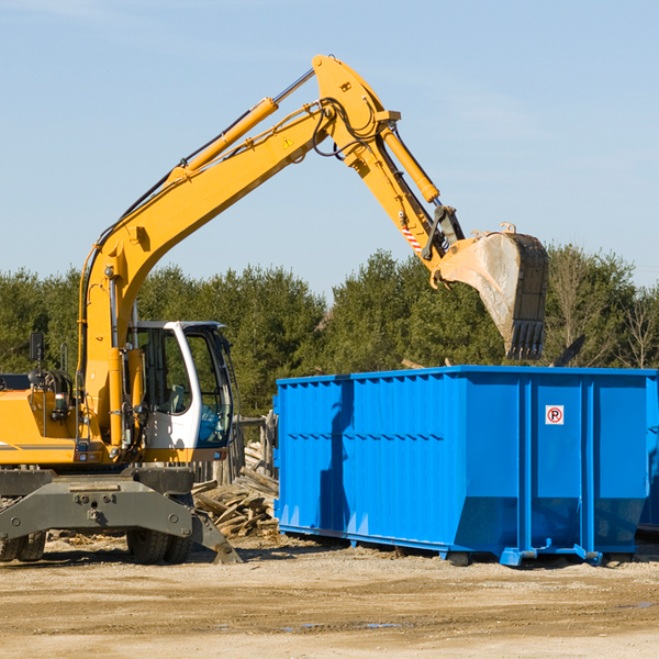 can i request a rental extension for a residential dumpster in Franklin County AR